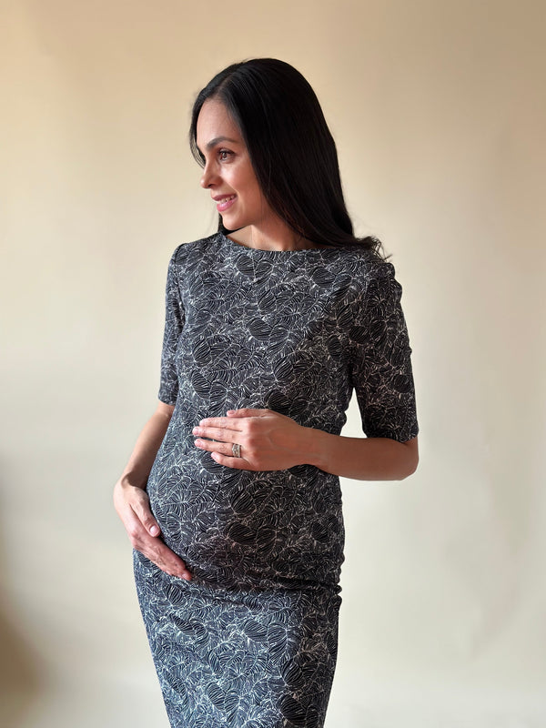 Vestido de maternidad NEGRO ••