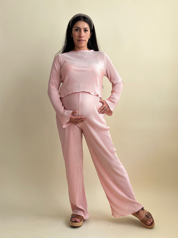 Set de embarazo Valentina •Rosa palo•