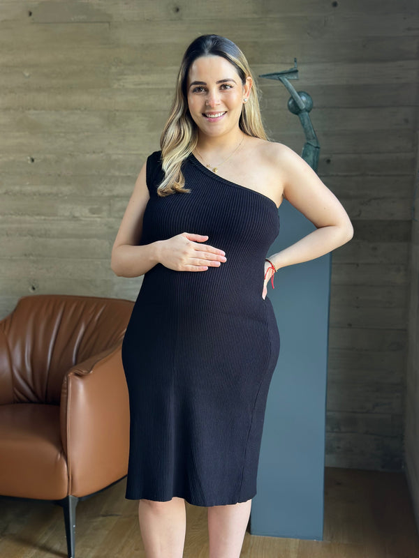 Vestido de maternidad •Basic negro•