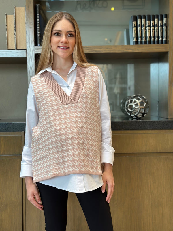 Chaleco oversize de embarazo •rosa•