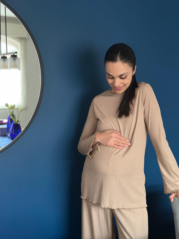Set de maternidad y lactancia Jimena •Arena•
