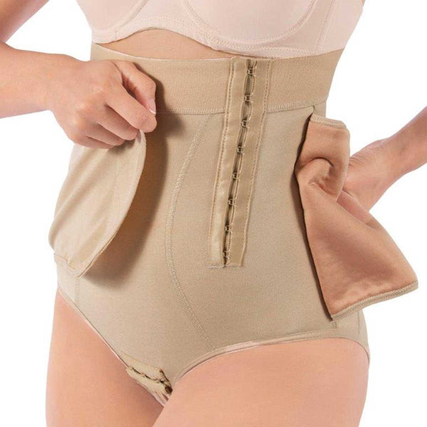 Faja post-parto con broches •Nude