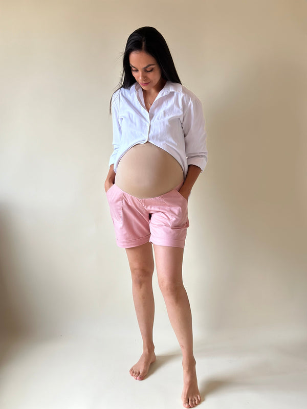 Short de maternidad •Rosa palo•