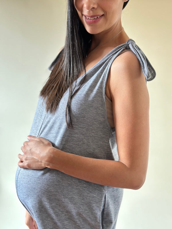 Jumper de maternidad •Gris •