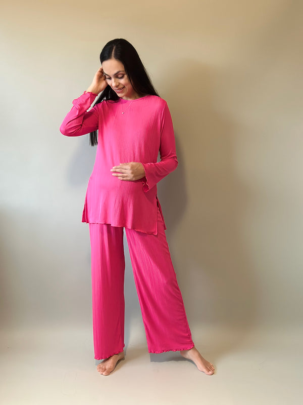 Set de maternidad y lactancia Jimena •Fucsia•