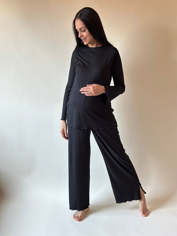 Set de maternidad y lactancia Jimena •Negro•
