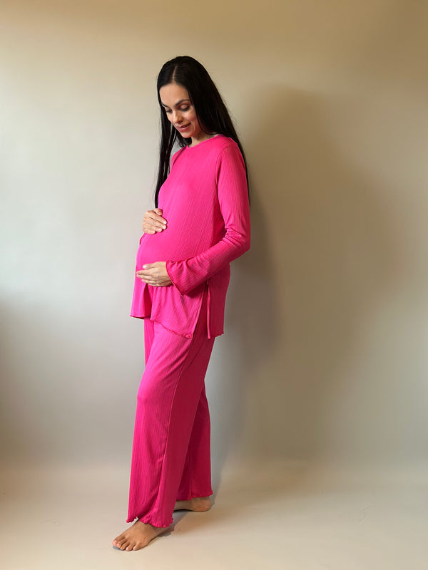 Set de maternidad y lactancia Jimena •Fucsia•