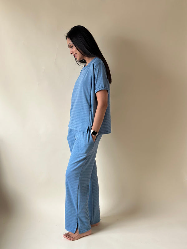 Set de lactancia y postparto Amaya •Azul•