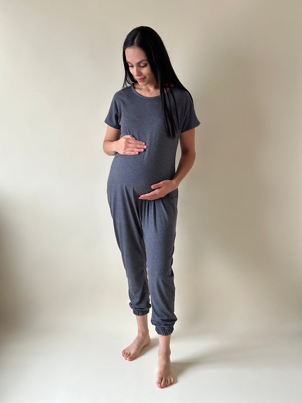 Jumper de maternidad COMFORT •Gris oxford•