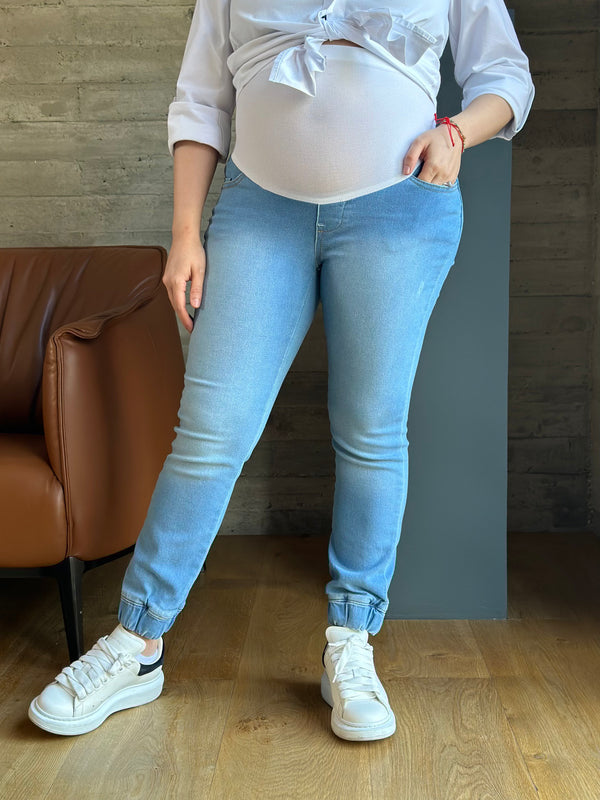 Jeans de maternidad •JOGGER•