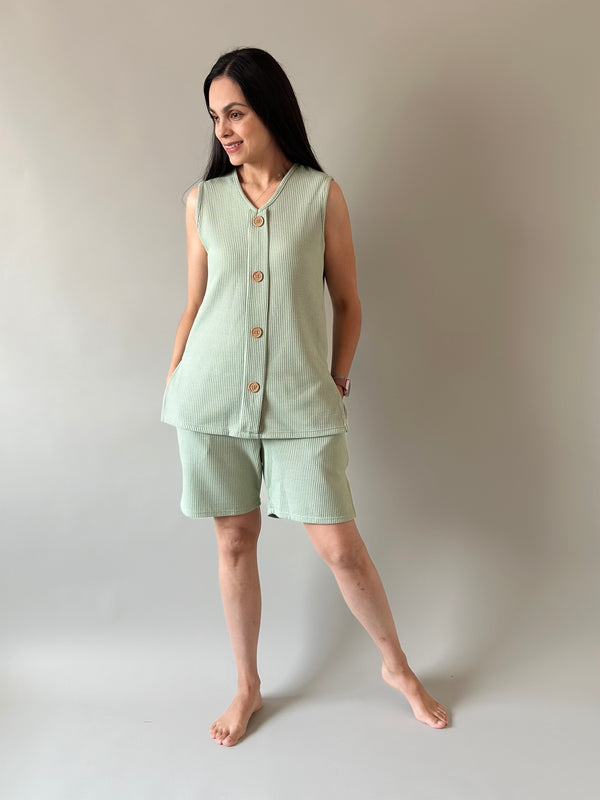 Set de postparto y lactancia Emma •Verde olivo•