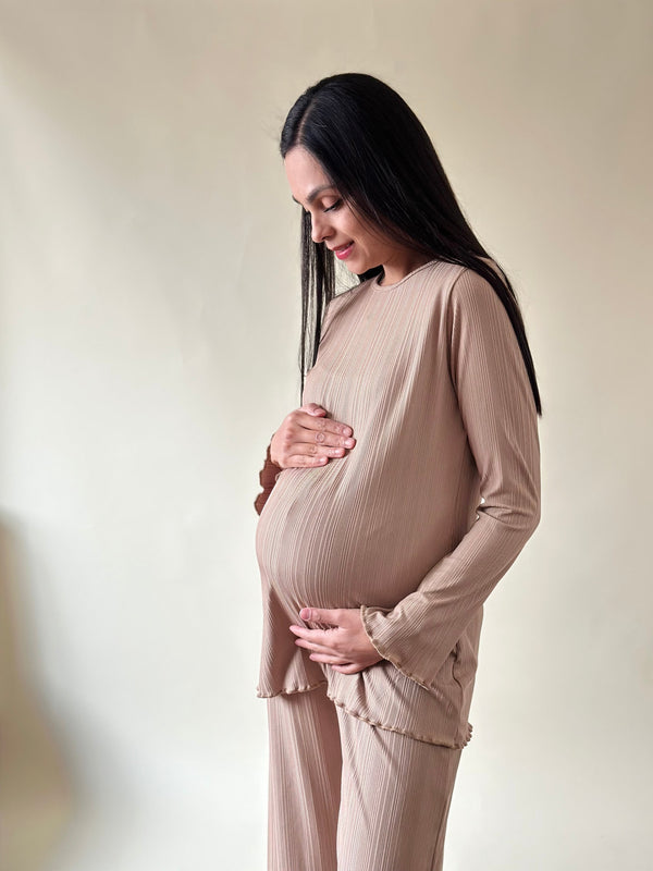 Set de maternidad y lactancia Jimena •Arena•