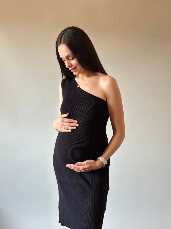 Vestido de maternidad •Basic negro•