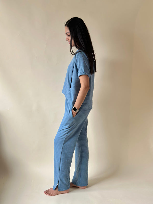 Set de lactancia y postparto Amaya •Azul•