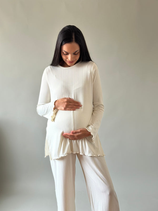 Set de maternidad y lactancia Jimena •Marfil•