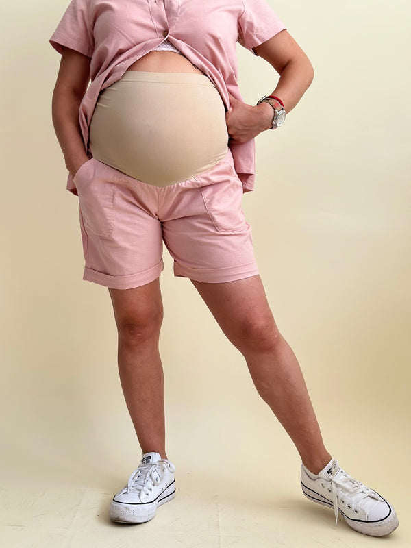 Short de maternidad •Rosa palo•