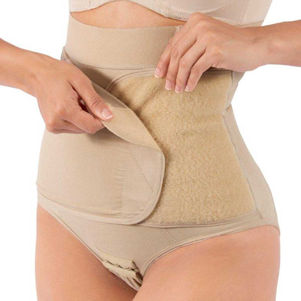 Faja post-parto con broches •Nude
