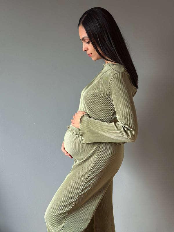 Set de embarazo Valentina •Verde olivo•