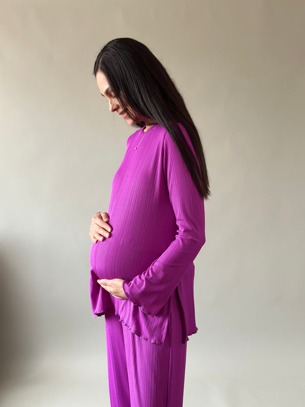 Set de maternidad y lactancia Jimena •Púrpura•