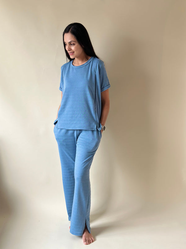 Set de lactancia y postparto Amaya •Azul•