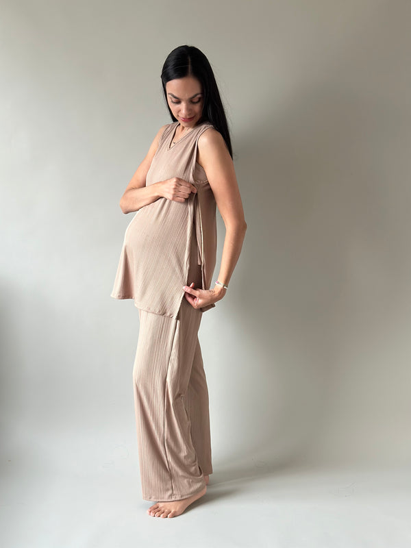 Set de embarazo y lactancia Anabel •Arena•