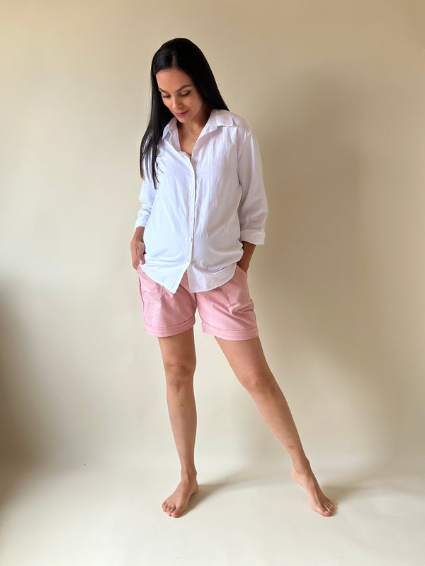 Short de maternidad •Rosa palo•