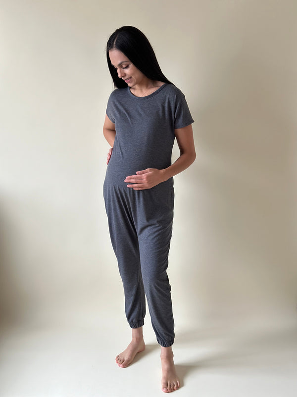 Jumper de maternidad COMFORT •Gris oxford•