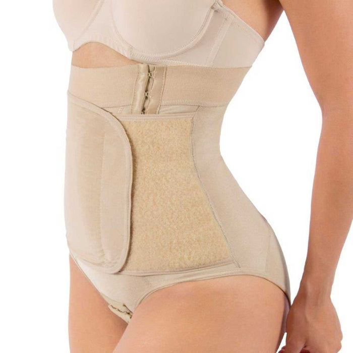 Faja post-parto con broches •Nude
