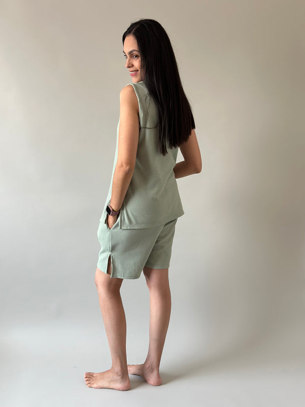Set de postparto y lactancia Emma •Verde olivo•