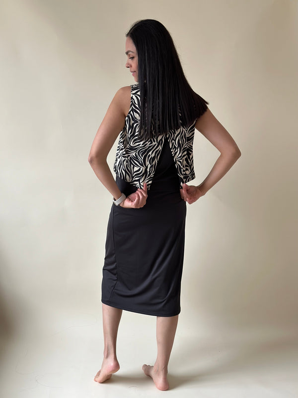 Vestido de maternidad y lactancia •Zebra•