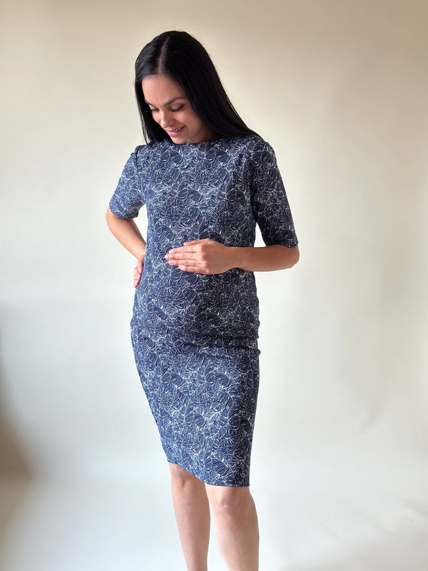 Vestido de maternidad AZUL MARINO •Galaxia•