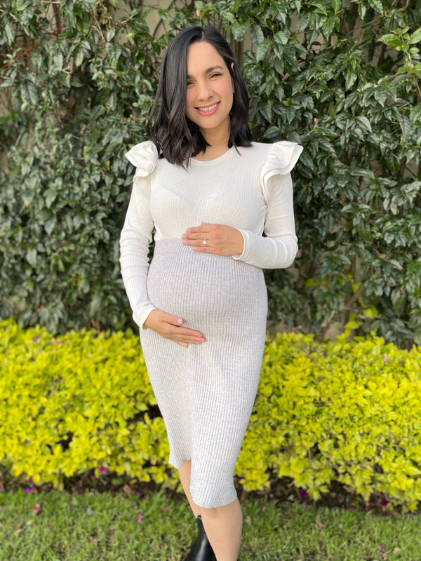 Falda de embarazo •Gris•