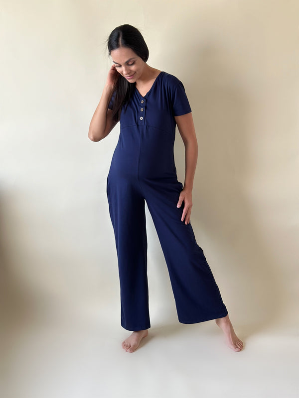 Jumper de maternidad •Azul marino•