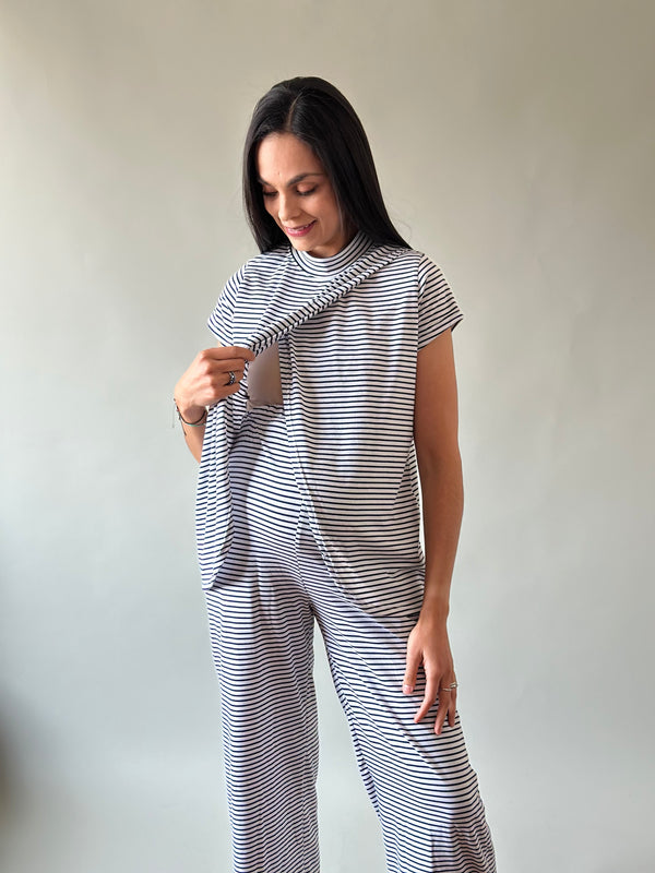 Set de embarazo y lactancia Lucía  •Blanco•