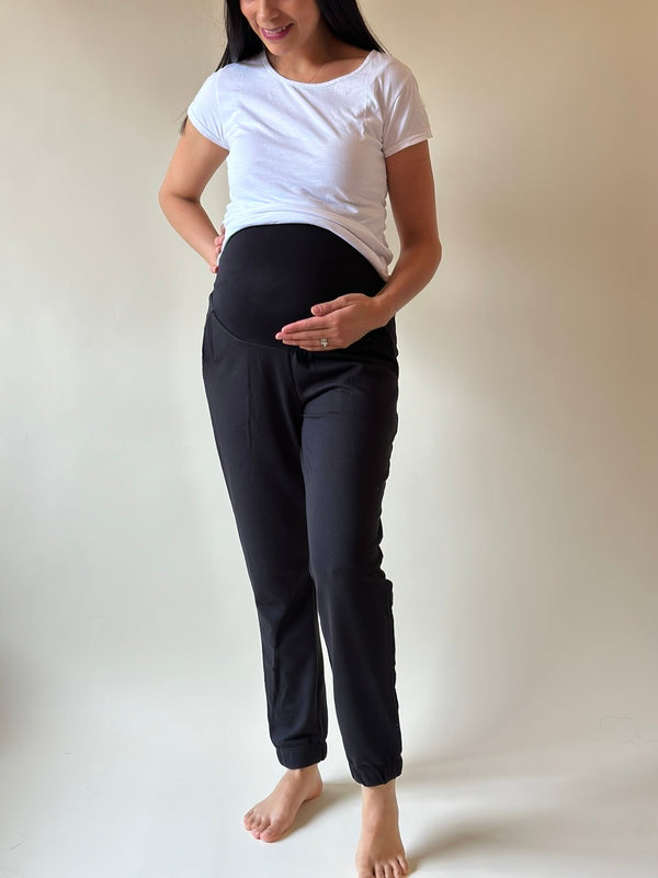 New Joggers de maternidad •Negro•