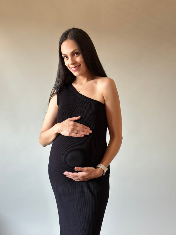 Vestido de maternidad •basic negro•