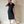 Vestido de maternidad con algodón  •Negro•