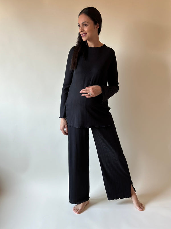 Set de maternidad y lactancia Jimena •Negro•