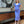 Vestido de maternidad midi •azul Lila•