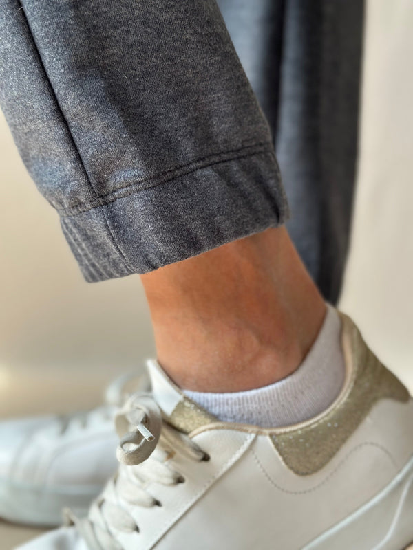New Joggers de maternidad •Gris oxford•