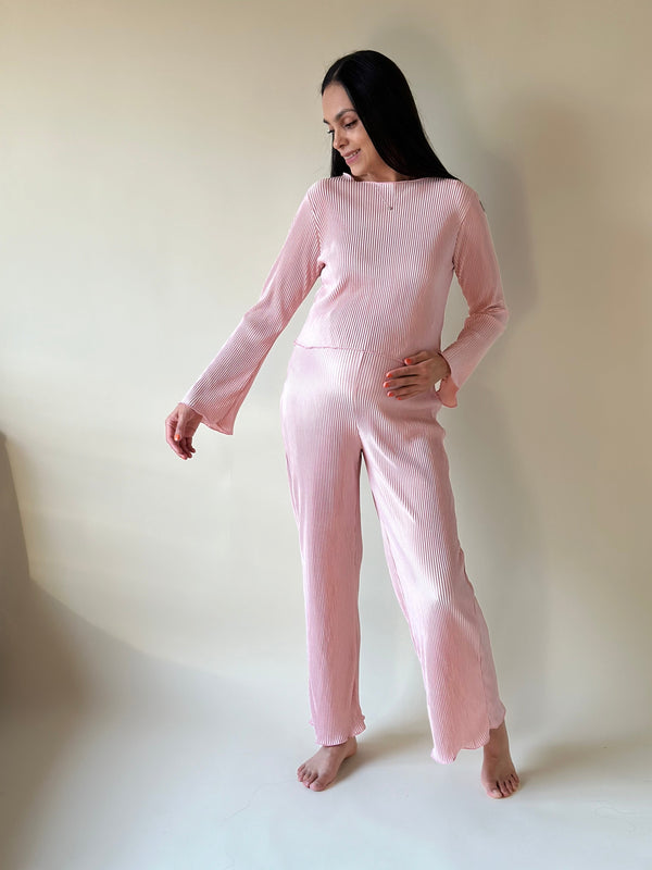 Set de embarazo Valentina •Rosa palo•