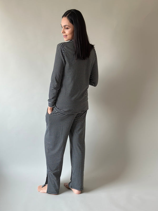 Set de embarazo y lactancia Martina  •Negro•