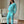 Pijama de maternidad y lactancia •Turquesa• con ALGODÓN