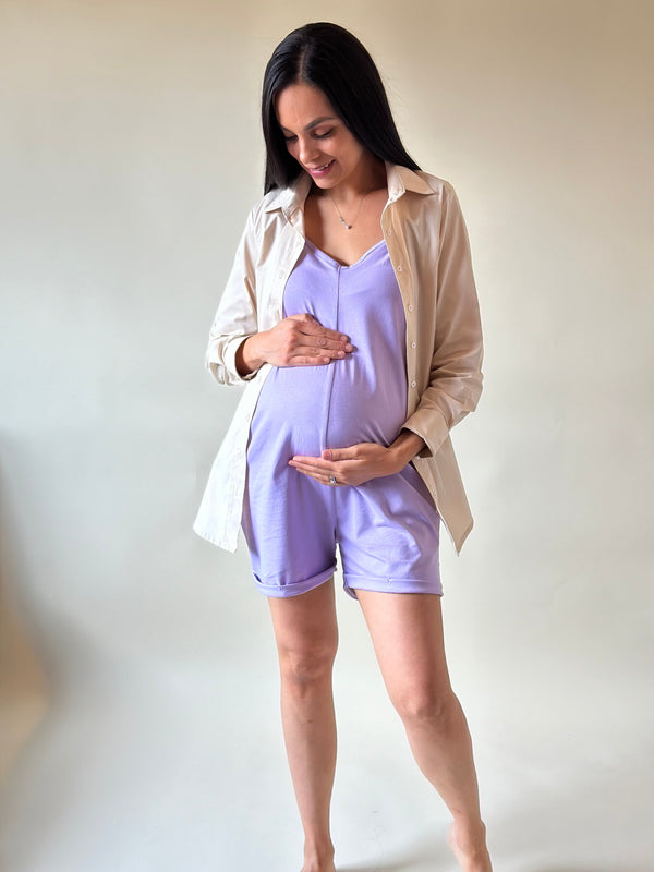 Jumper SHORT de maternidad •Lila•