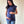 Blusa de maternidad con hombrera •Azul Marino•