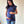 Blusa de maternidad con hombrera •Azul Marino•