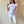 Blusa de maternidad con hombrera •Blanca•
