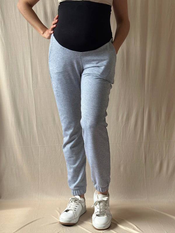 New Joggers de maternidad •Gris jaspe•