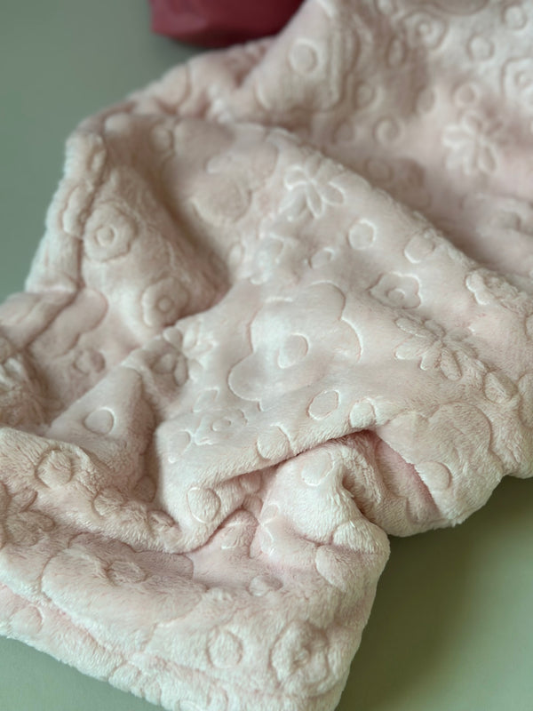 Cobija polar manos libres •Flores Rosa•