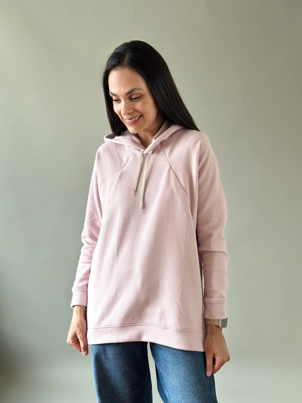 Sudadera Regina maternidad y lactancia •Rosa•